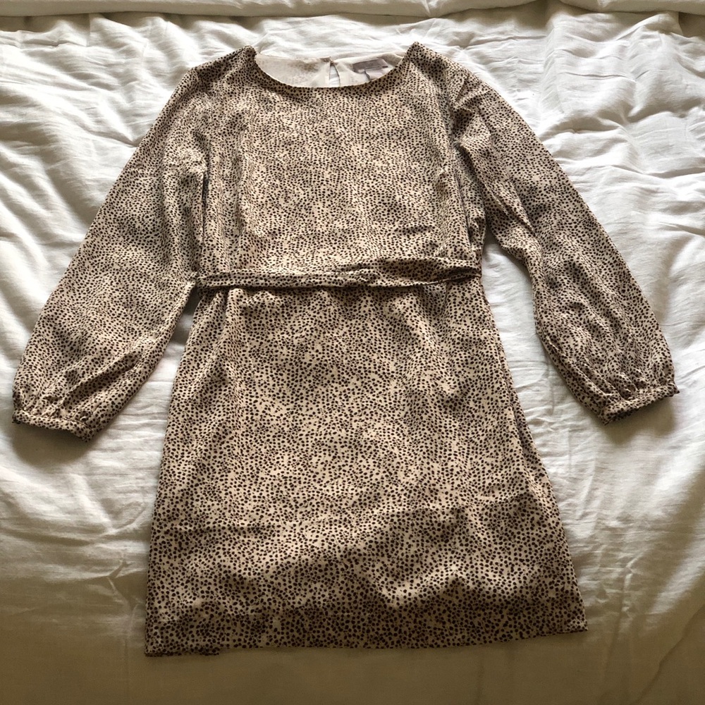 Cheetah H&M tie dress Size 10